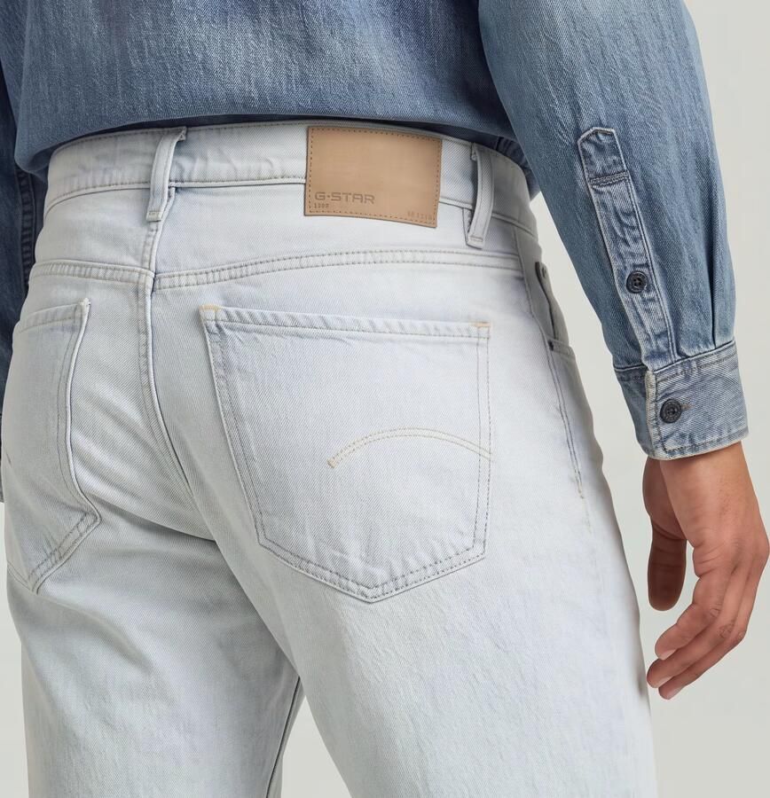 G-Star RAW Mosa Straight Jeans Midden blauw Heren - Foto 6