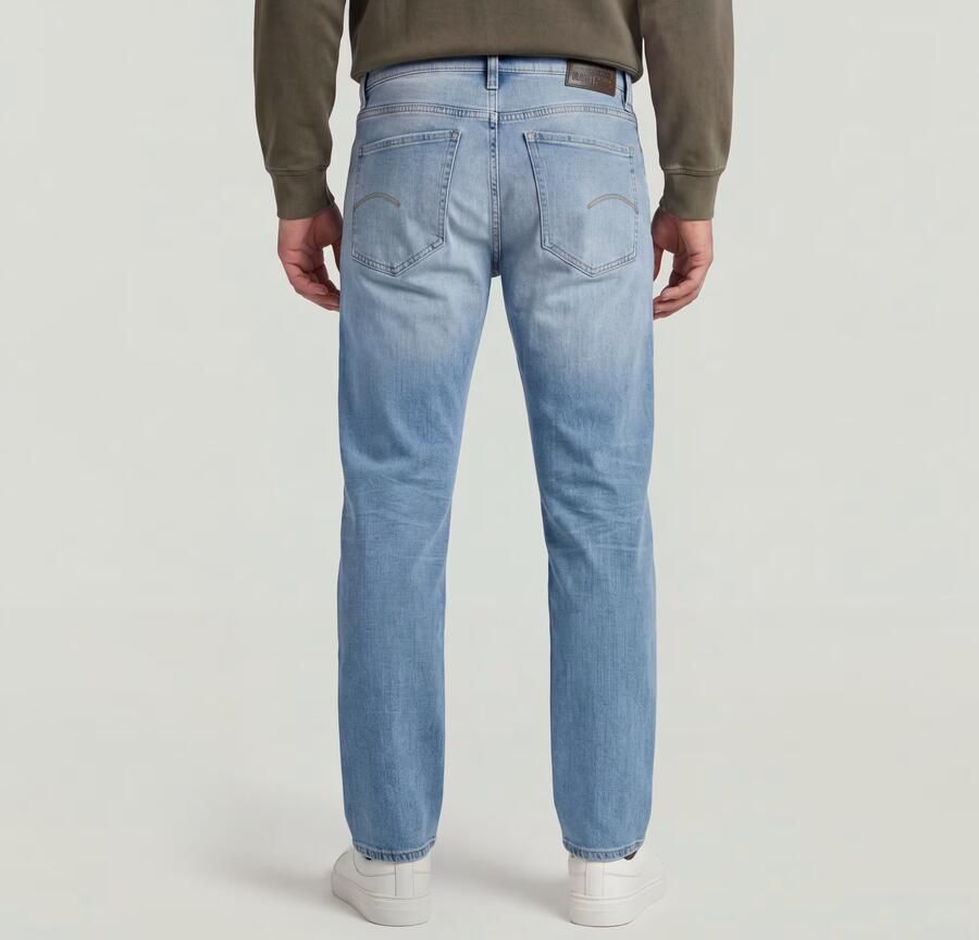 G-Star RAW Mosa Straight Jeans Midden blauw Heren - Foto 3