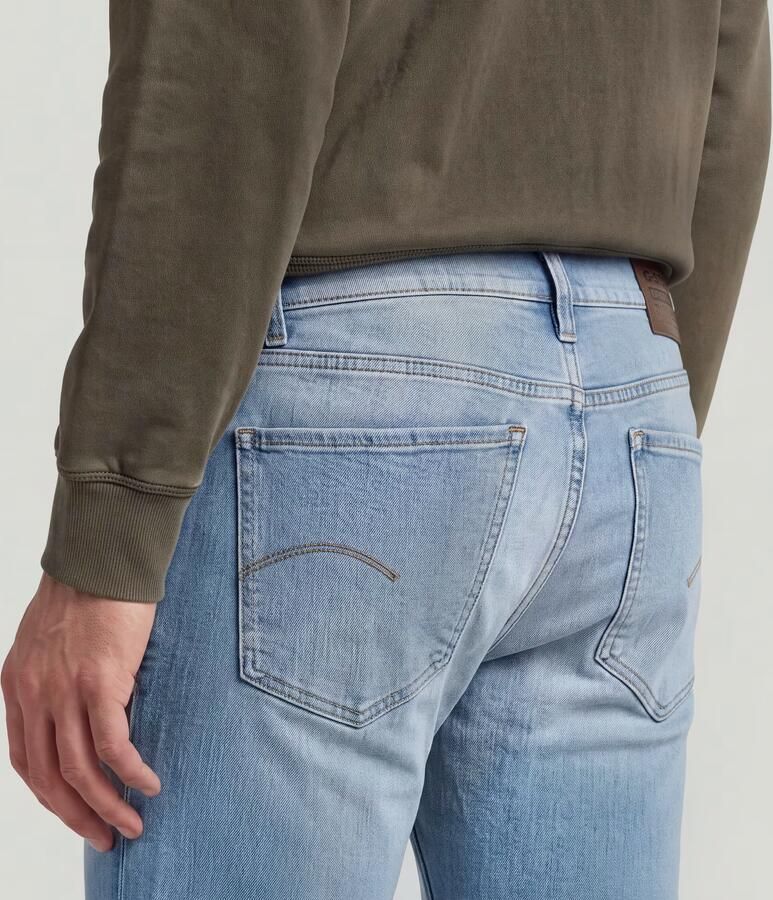 G-Star RAW Mosa Straight Jeans Midden blauw Heren - Foto 5