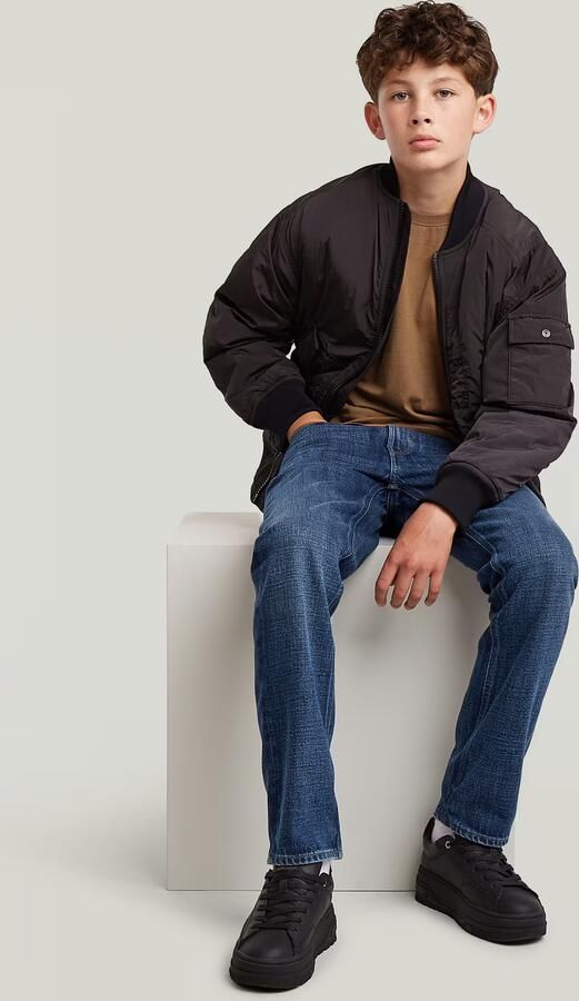 G-Star RAW Mosa Straight Jeans voor jongens Midden blauw jongens - Foto 7