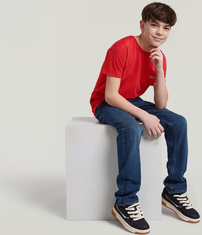 G-Star RAW Mosa Straight Jeans voor jongens Midden blauw jongens - Foto 3