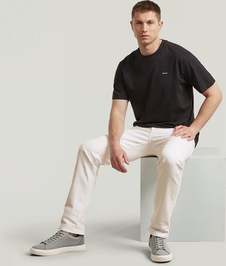 G-Star RAW Mosa Straight Jeans Wit Heren - Foto 4