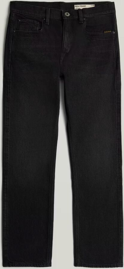 G-Star RAW Mosa Straight Jeans Zwart Heren