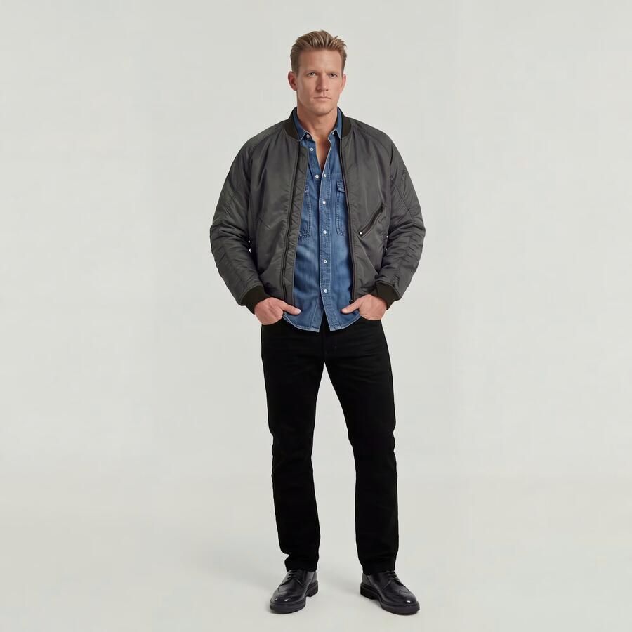G-Star RAW Mosa Straight Jeans Zwart Heren - Foto 2