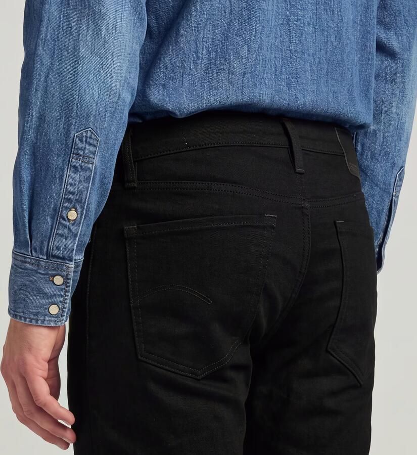 G-Star RAW Mosa Straight Jeans Zwart Heren - Foto 5