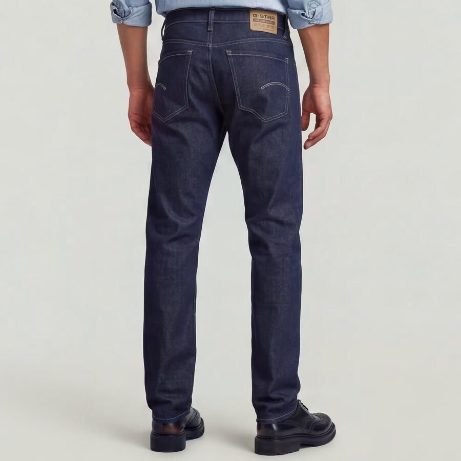 G-Star Raw Straight fit jeans met steekzakken model 'Mosa' - Foto 4