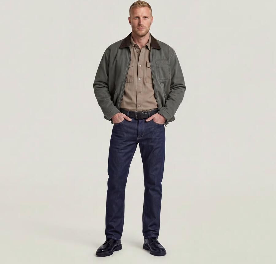 G-Star Raw Straight fit jeans met steekzakken model 'Mosa' - Foto 6