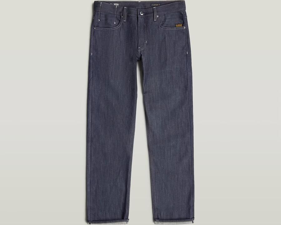 G-Star RAW Mosa Straight Selvedge Jeans Donkerblauw Heren - Foto 3