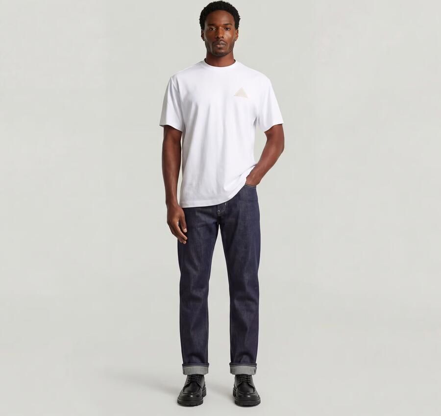 G-Star RAW Mosa Straight Selvedge Jeans Donkerblauw Heren - Foto 5