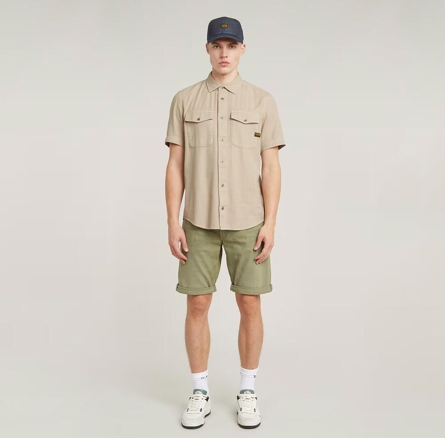 G-Star RAW Mosa Straight Short Groen Heren - Foto 3