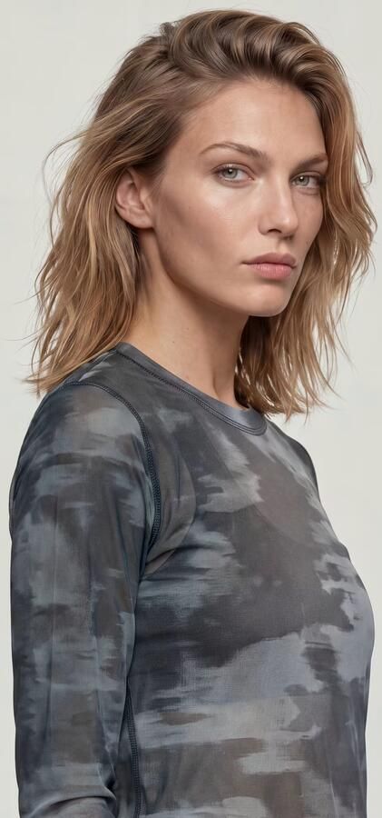 G-Star RAW Motion Camo Slim T-Shirt Meerkleurig Dames - Foto 5