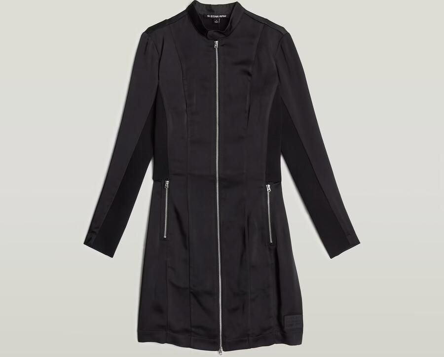 G-Star Raw Jurk D25449-D414 MOTO FITTED DRESS-6484 BLACK - Foto 7
