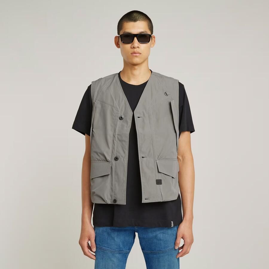 G-Star RAW Mouwloos Jack utility Beige Heren - Foto 7