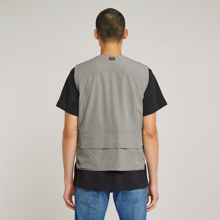 G-Star RAW Mouwloos Jack utility Beige Heren