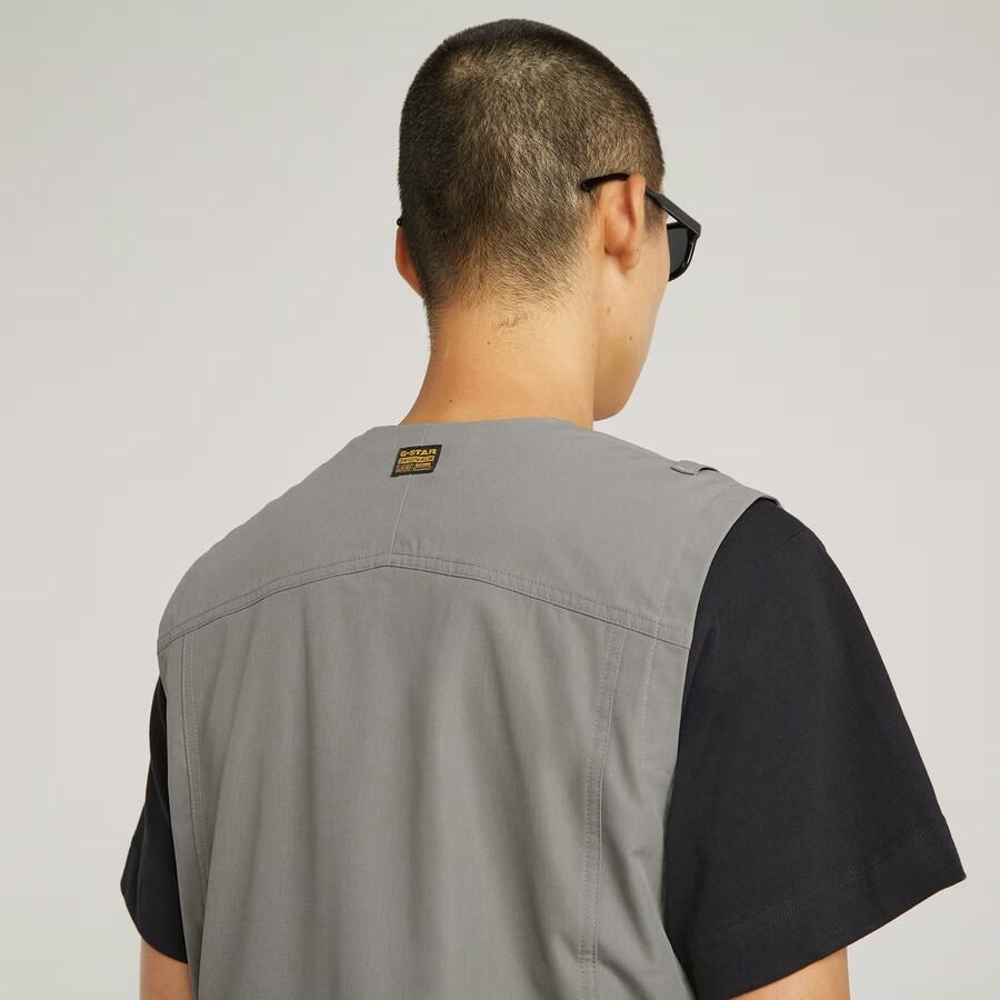 G-Star RAW Mouwloos Jack utility Beige Heren - Foto 3