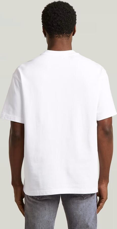 G-Star RAW Multi Chest Badge Relaxed T-Shirt Wit Heren - Foto 7