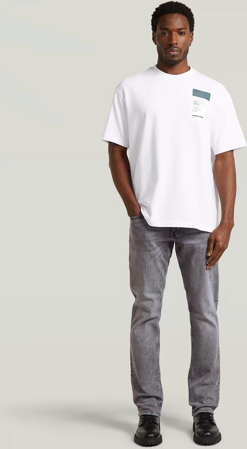 G-Star RAW Multi Chest Badge Relaxed T-Shirt Wit Heren - Foto 6