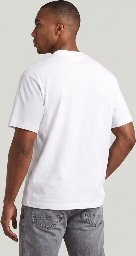 G-Star RAW Multi Chest Badge Relaxed T-Shirt Wit Heren - Foto 5