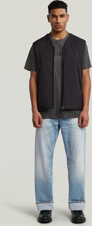 G-Star RAW Multi Logo Overdyed Loose T-Shirt Zwart Heren - Foto 8