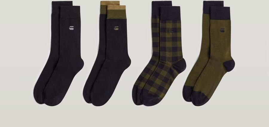 G-Star RAW Multi Sokken Set Met 4 Paar Meerkleurig Heren