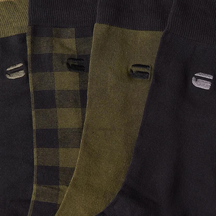 G-Star RAW Multi Sokken Set Met 4 Paar Meerkleurig Heren - Foto 2