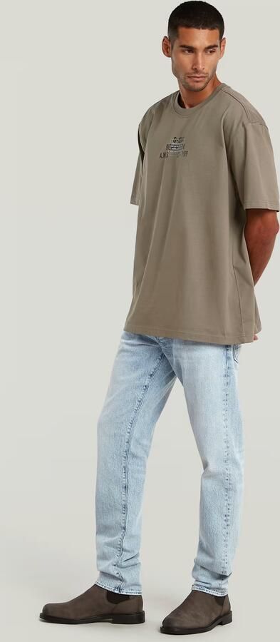 G-Star RAW Multi Technique Relaxed T-Shirt Bruin Heren - Foto 7