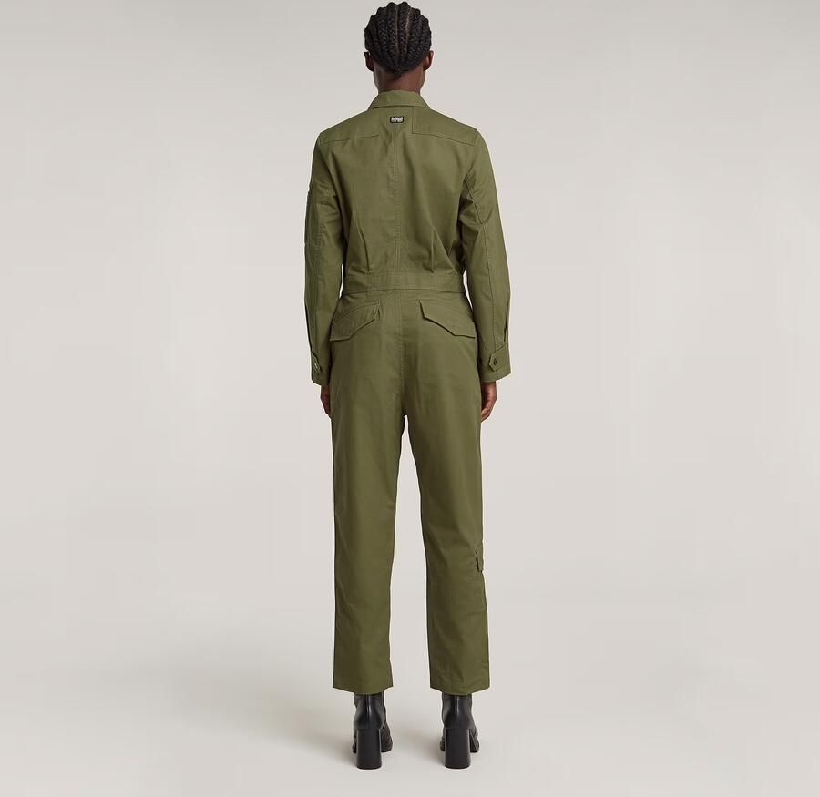 G-Star RAW Multi Zip Winter Jumpsuit Groen Dames - Foto 6