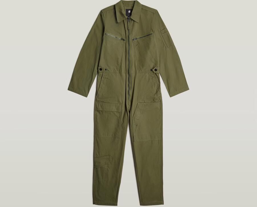 G-Star RAW Multi Zip Winter Jumpsuit Groen Dames - Foto 7