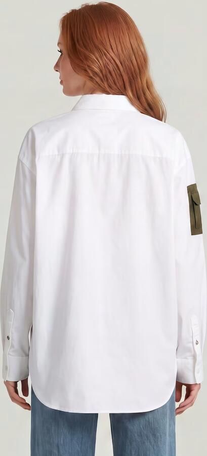 G-Star RAW Multipocket Longsleeve Overhemd Wit Dames - Foto 5