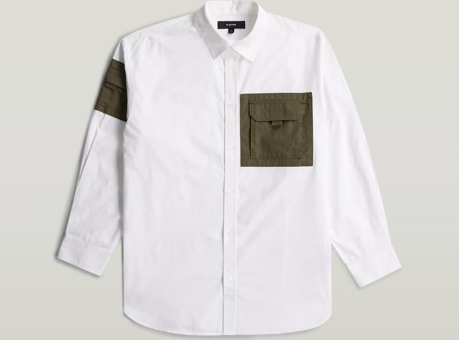 G-Star RAW Multipocket Longsleeve Overhemd Wit Dames - Foto 4