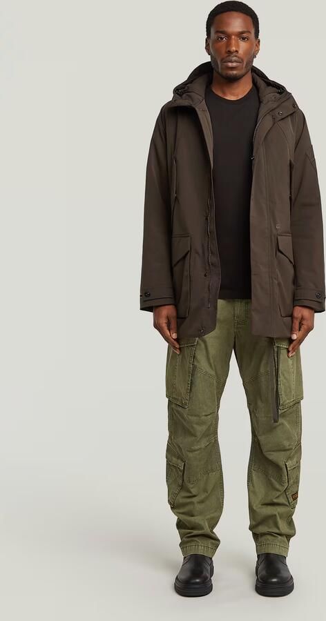 G-Star RAW Multipocket Padded Parka Bruin Heren - Foto 3