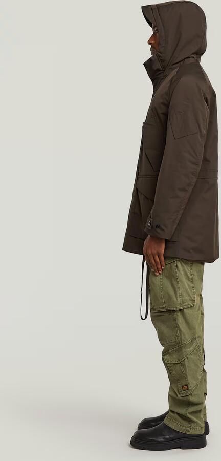 G-Star RAW Multipocket Padded Parka Bruin Heren - Foto 4