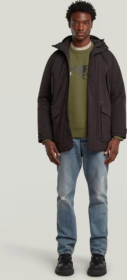 G-Star RAW Multipocket Padded Parka Zwart Heren - Foto 4