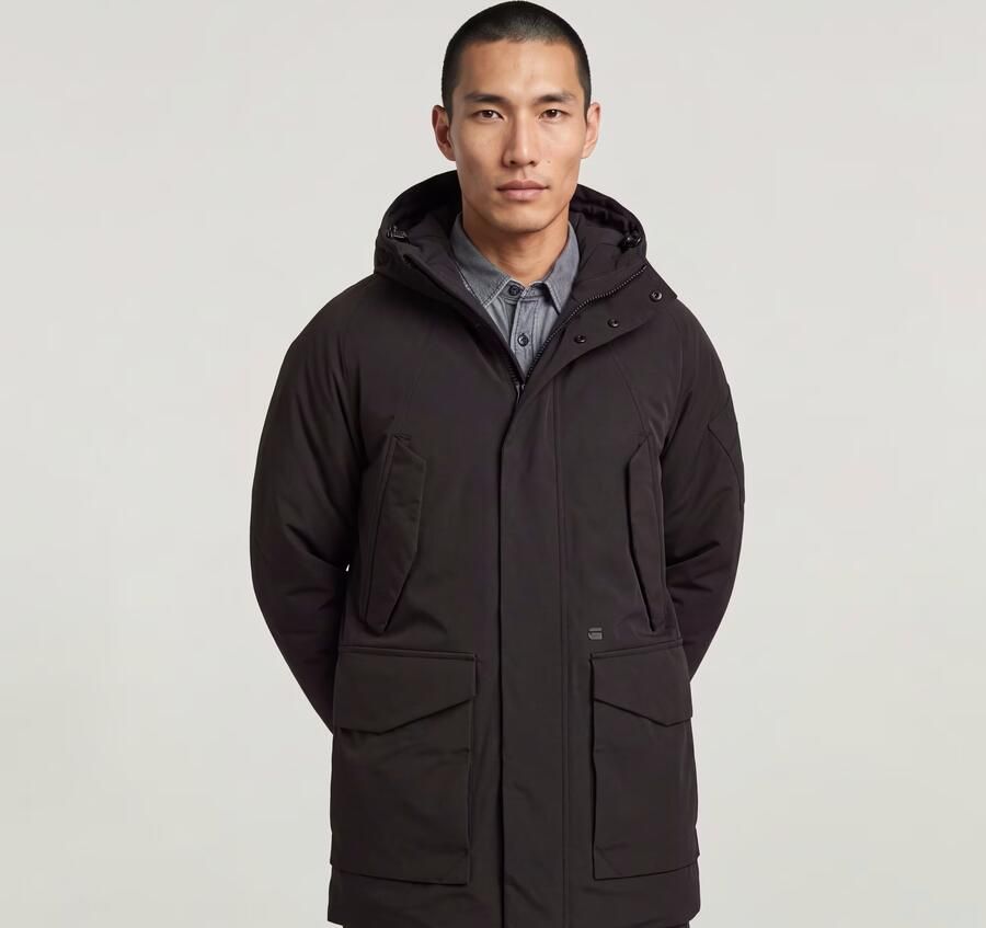 G-Star RAW Multipocket Padded Parka Zwart Heren - Foto 5