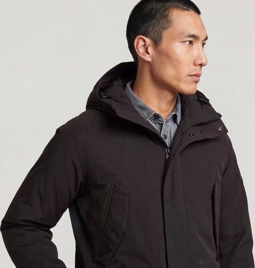 G-Star RAW Multipocket Padded Parka Zwart Heren - Foto 4