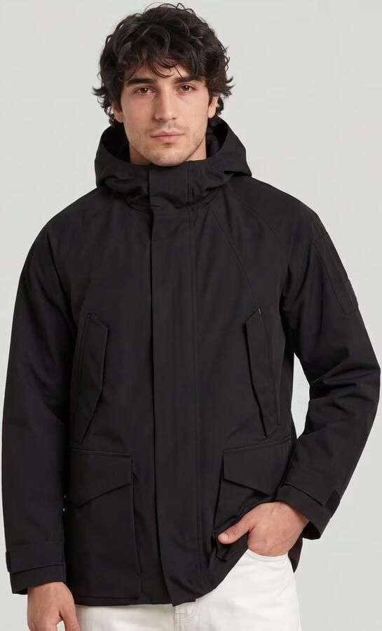 G-Star RAW Multipocket Unpadded Parka Zwart Heren - Foto 6