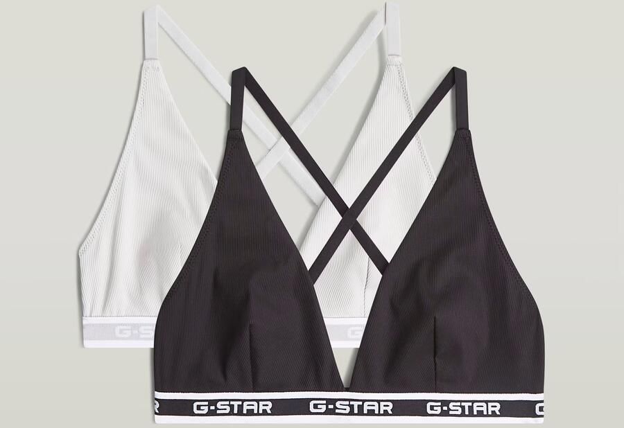 G-Star RAW Multiway Triangle Bralette Set van 2 Meerkleurig Dames