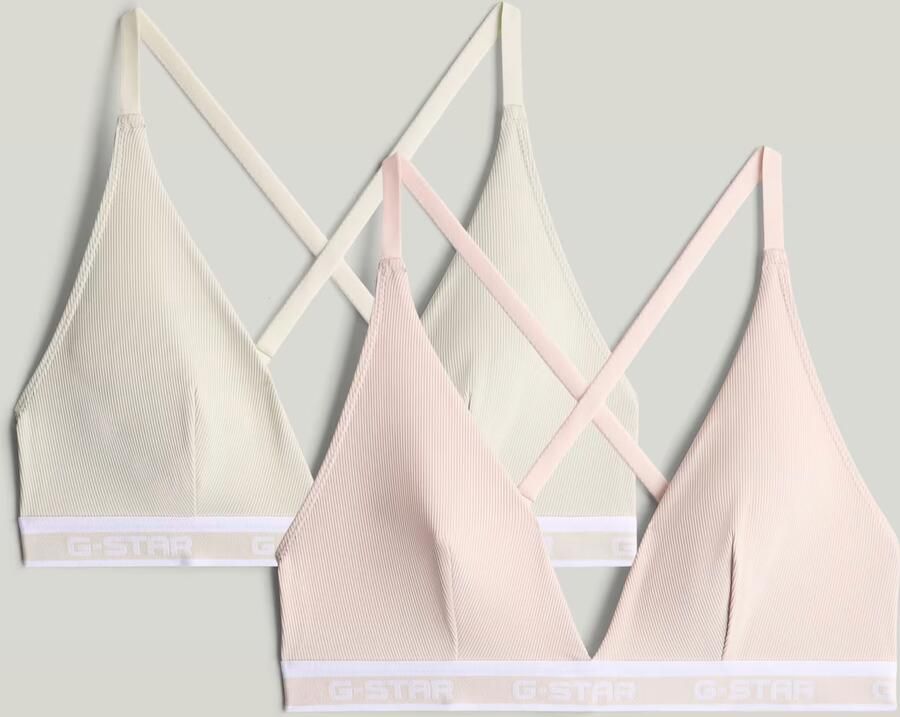 G-Star RAW Multiway Triangle Bralette Set van 2 Meerkleurig Dames