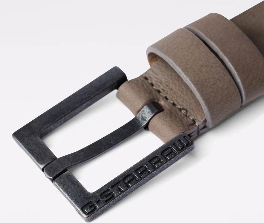 G-Star Raw Leren riem met doornsluiting model 'New duko' - Foto 3