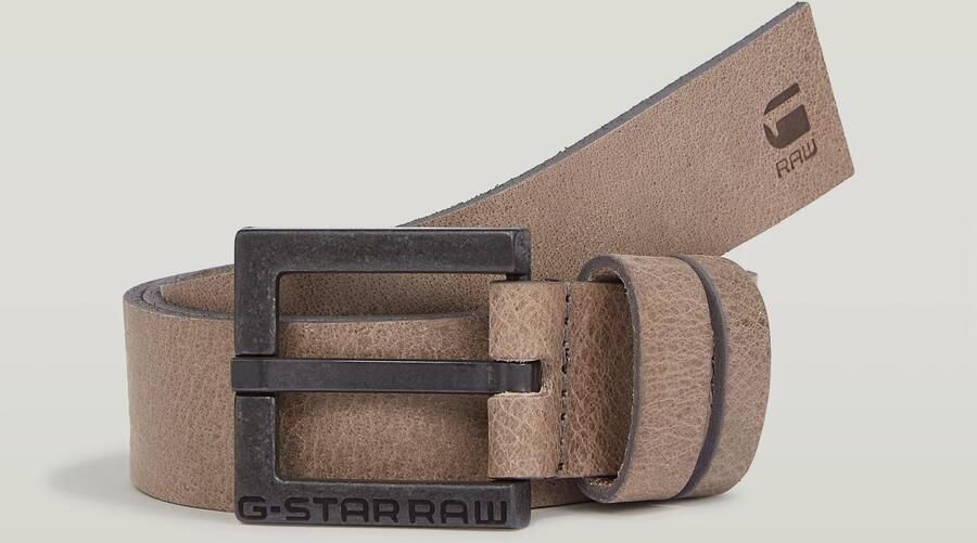 G-Star Raw Leren riem met doornsluiting model 'New duko' - Foto 11