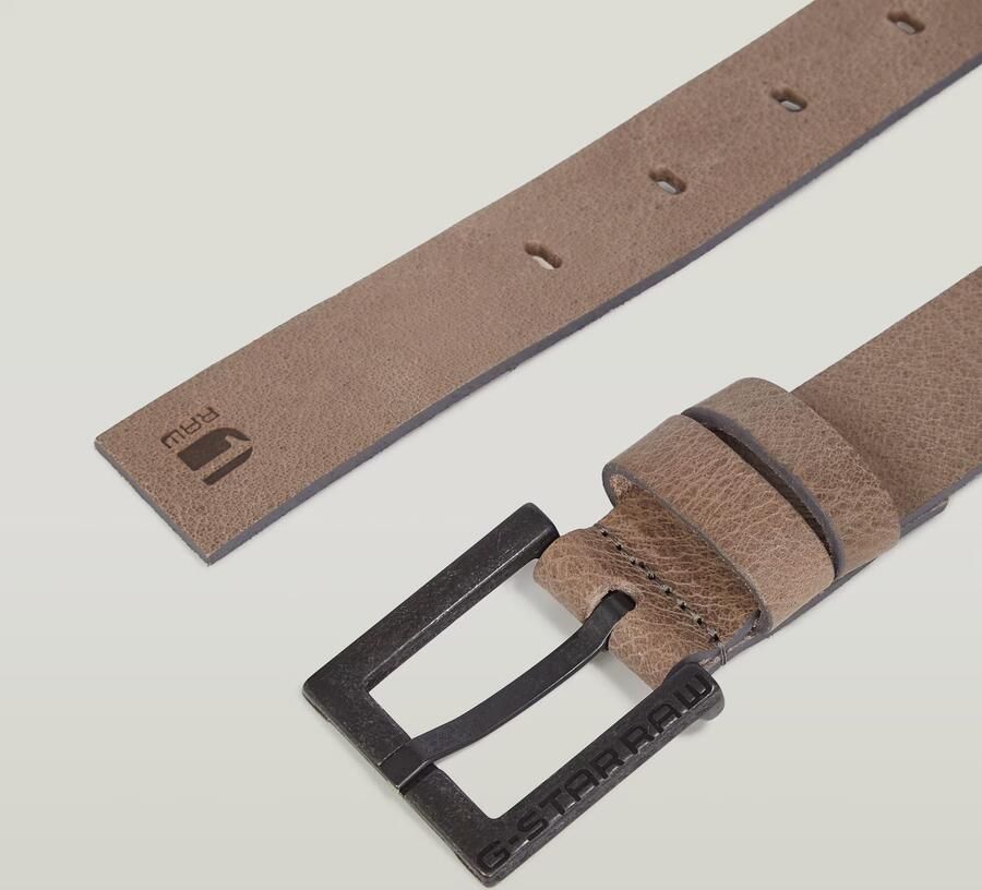 G-Star Raw Leren riem met doornsluiting model 'New duko' - Foto 2