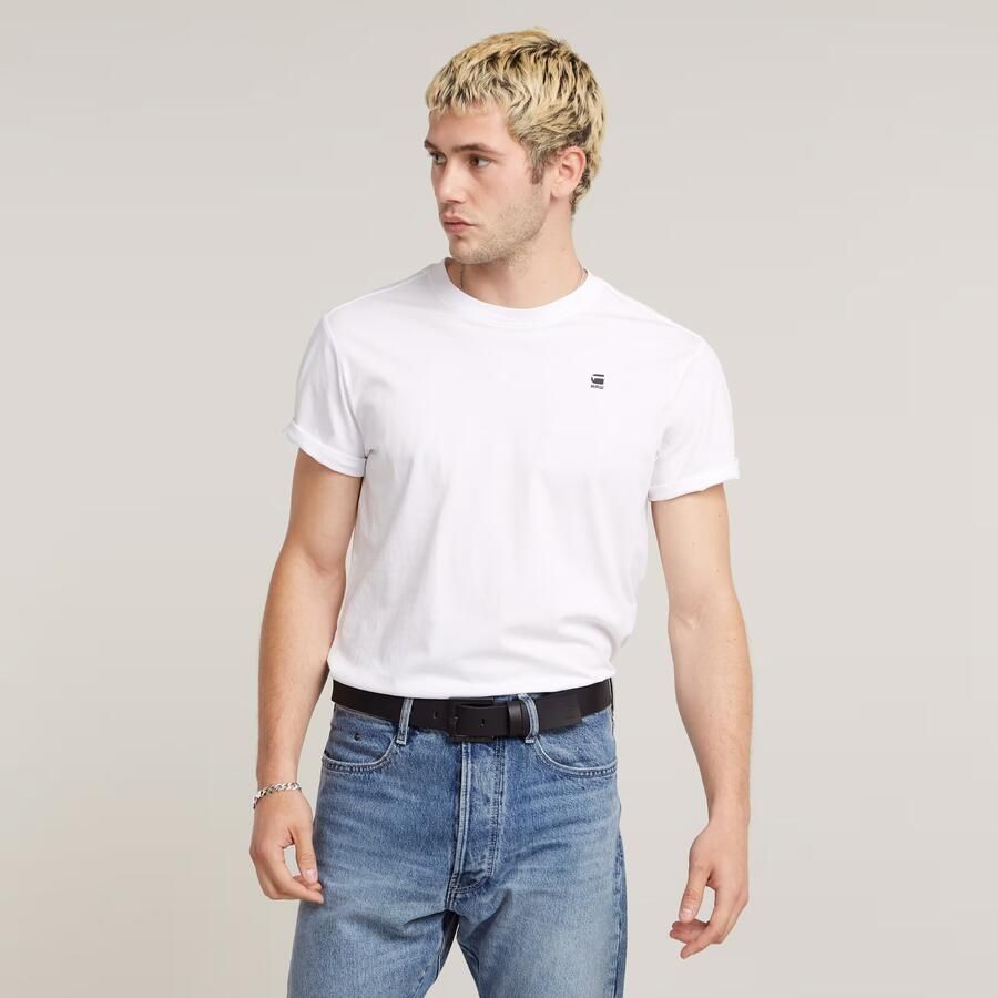 G-Star Raw Leren riem met doornsluiting model 'New duko' - Foto 3