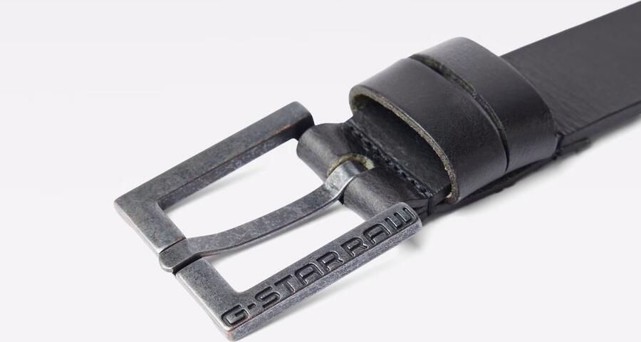 G-Star Raw Leren riem met doornsluiting model 'New duko' - Foto 10