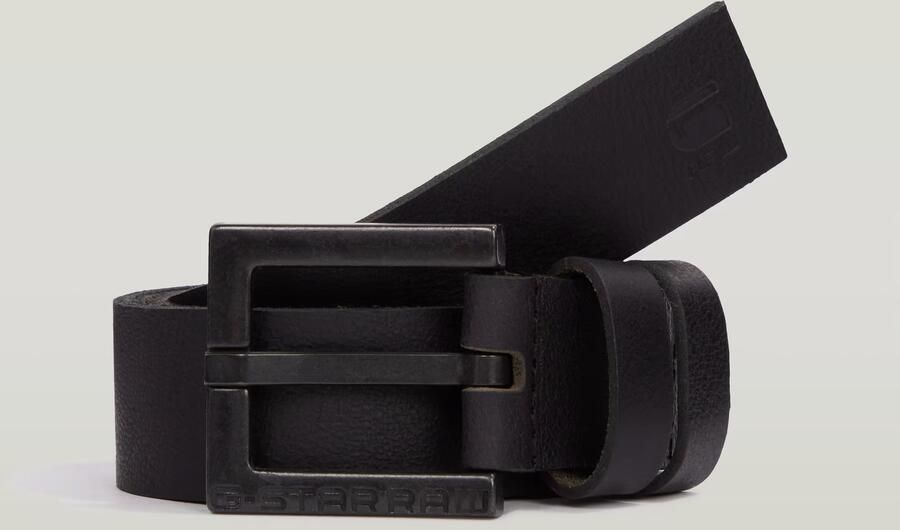 G-Star Raw Leren riem met doornsluiting model 'New duko' - Foto 9