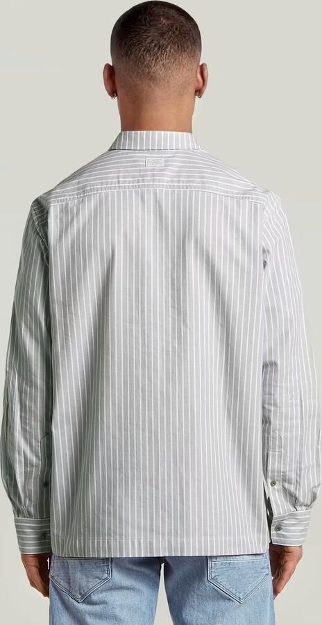 G-Star RAW New Straight Hem Overhemd Grijs Heren - Foto 7