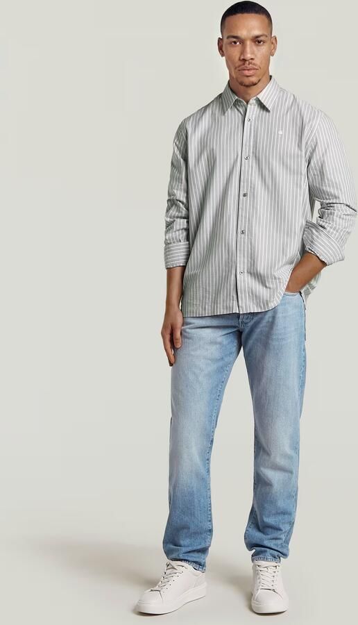 G-Star RAW New Straight Hem Overhemd Grijs Heren - Foto 6