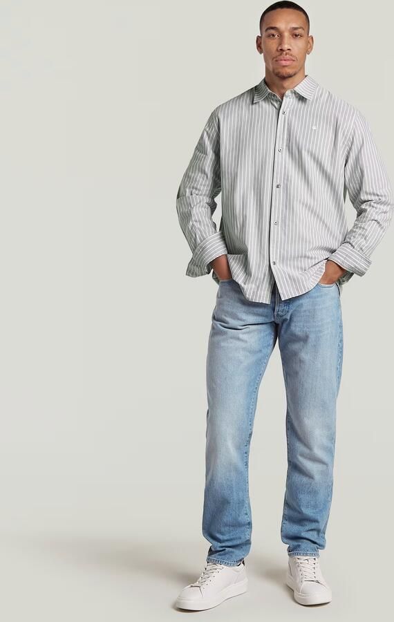 G-Star RAW New Straight Hem Overhemd Grijs Heren - Foto 5