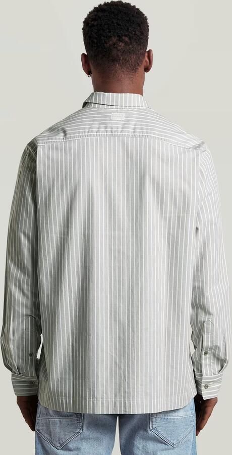 G-Star RAW New Straight Hem Overhemd Lichtblauw Heren - Foto 6