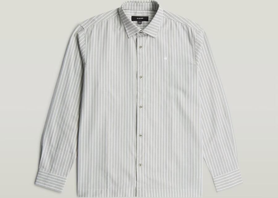 G-Star RAW New Straight Hem Overhemd Lichtblauw Heren - Foto 4