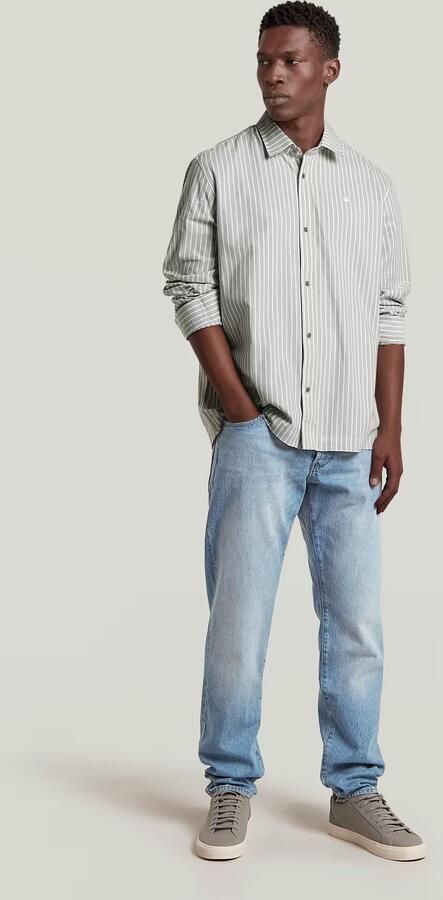 G-Star RAW New Straight Hem Overhemd Lichtblauw Heren - Foto 7